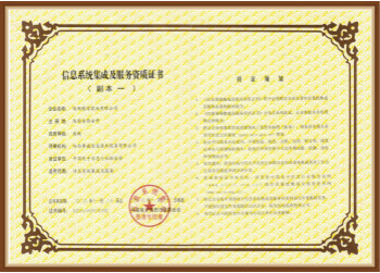 信息集成系統及服務資質